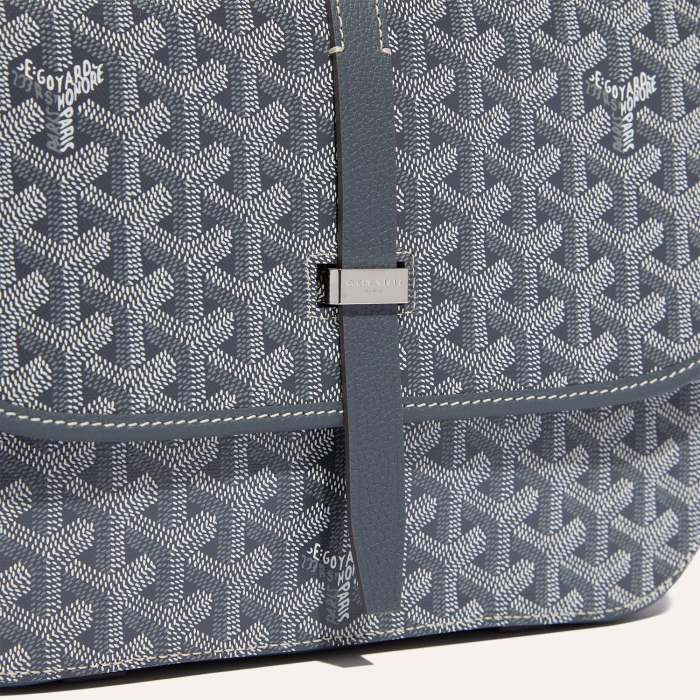 Goyard Belvedere MM Bag Grey - Image 5